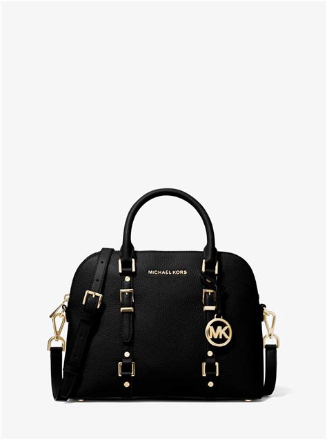 tasche michael kors bedford schwarz|Bedford Legacy Medium Pebbled Leather Convertible Satchel.